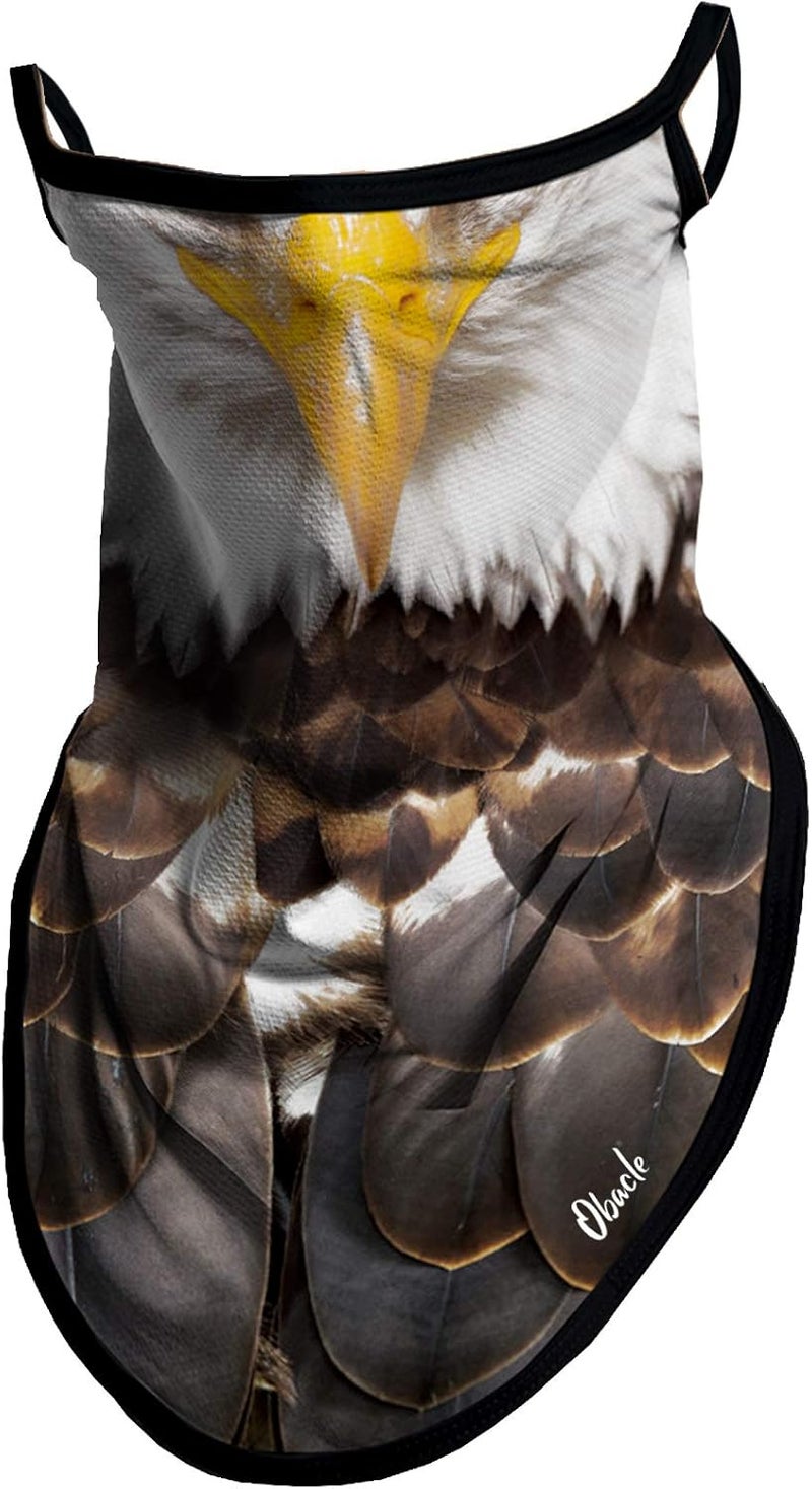 Obacle Bandana Face Mask with Ear Loops Neck Gaiter Face Mask Scarf Face Cover for Men Women - Image 1